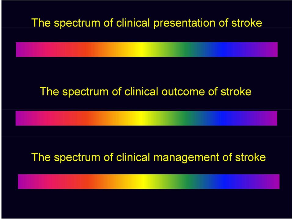 of stroke  management of stroke