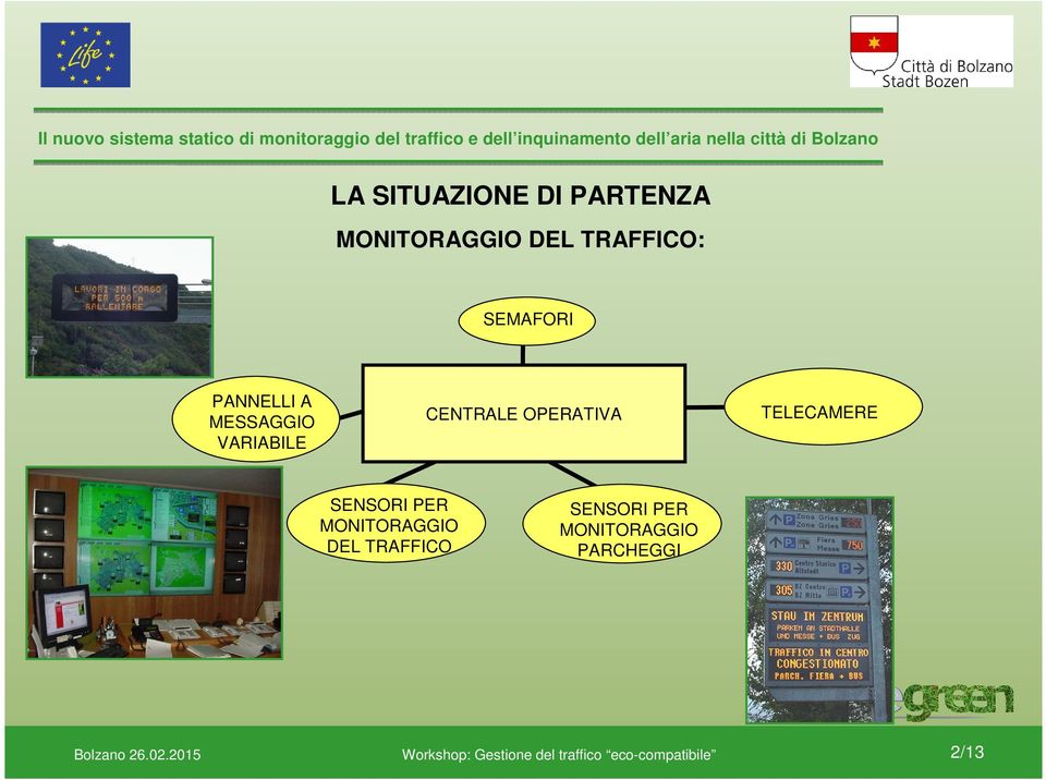 CENTRALE OPERATIVA TELECAMERE SENSORI PER