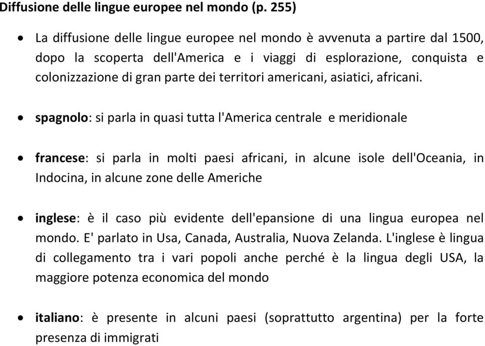 americani, asiatici, africani.