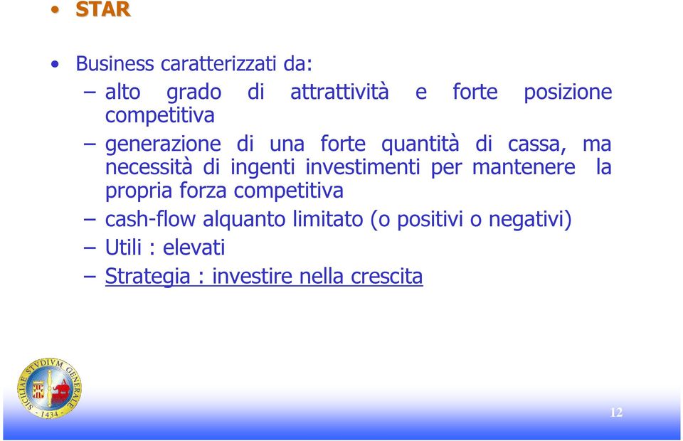 investimenti per mantenere la propria forza competitiva cash-flow alquanto