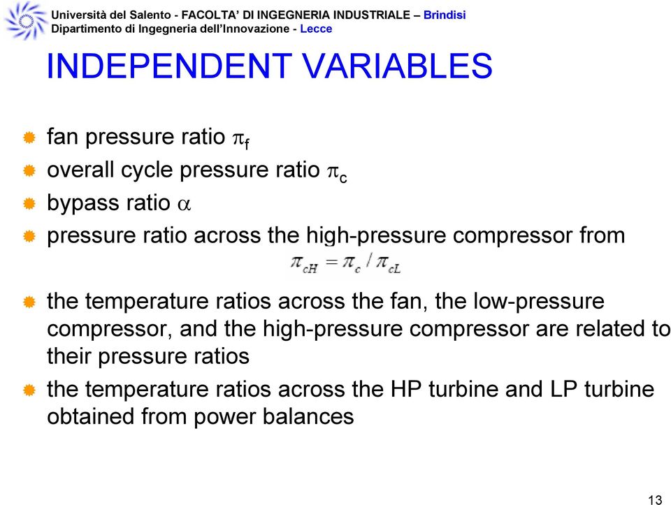 fan, the low-pressure compressor, and the high-pressure compressor are related to their