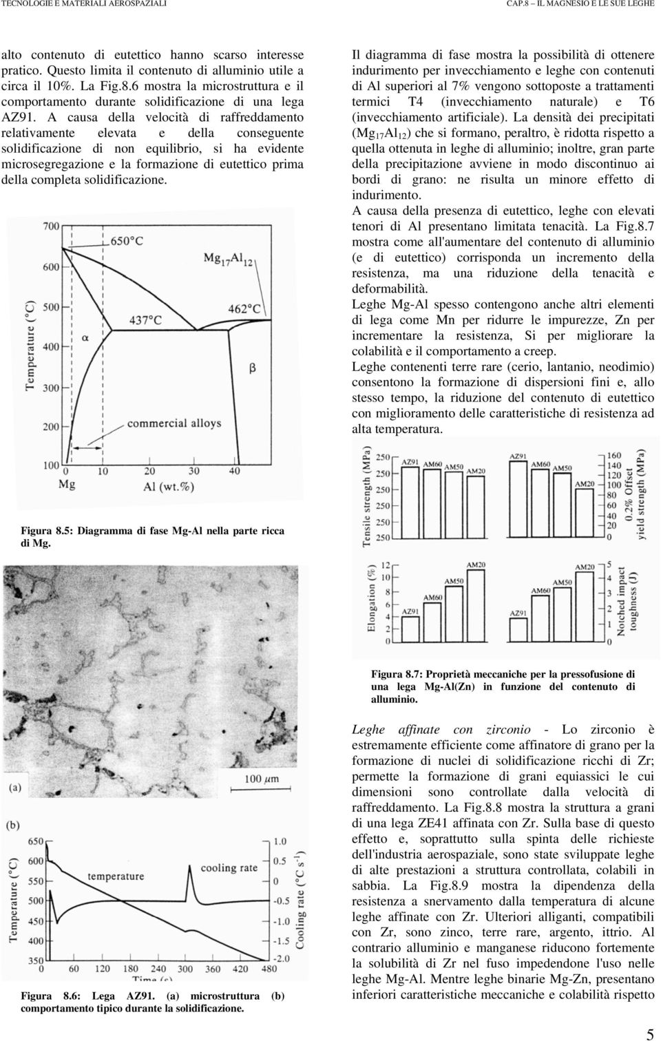 A causa della velocità di raffreddamento relativamente elevata e della conseguente solidificazione di non equilibrio, si ha evidente microsegregazione e la formazione di eutettico prima della