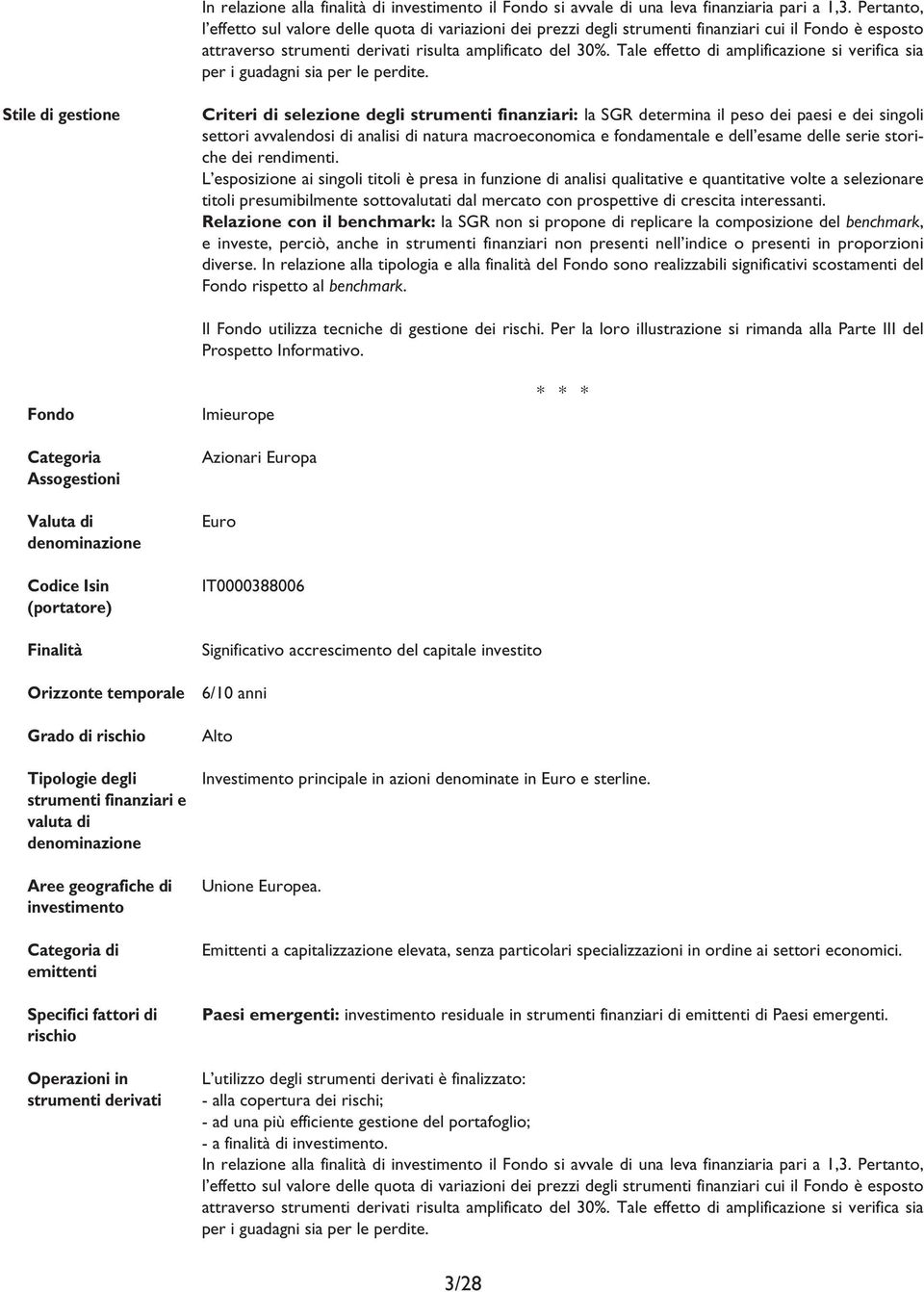 Tale effetto di amplificazione si verifica sia per i guadagni sia per le perdite.