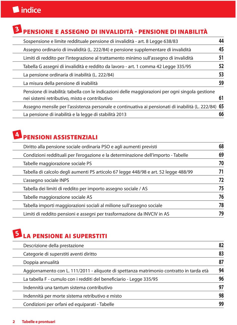 1 comma 42 Legge 335/95 52 La pensione ordinaria di inabilità (L.