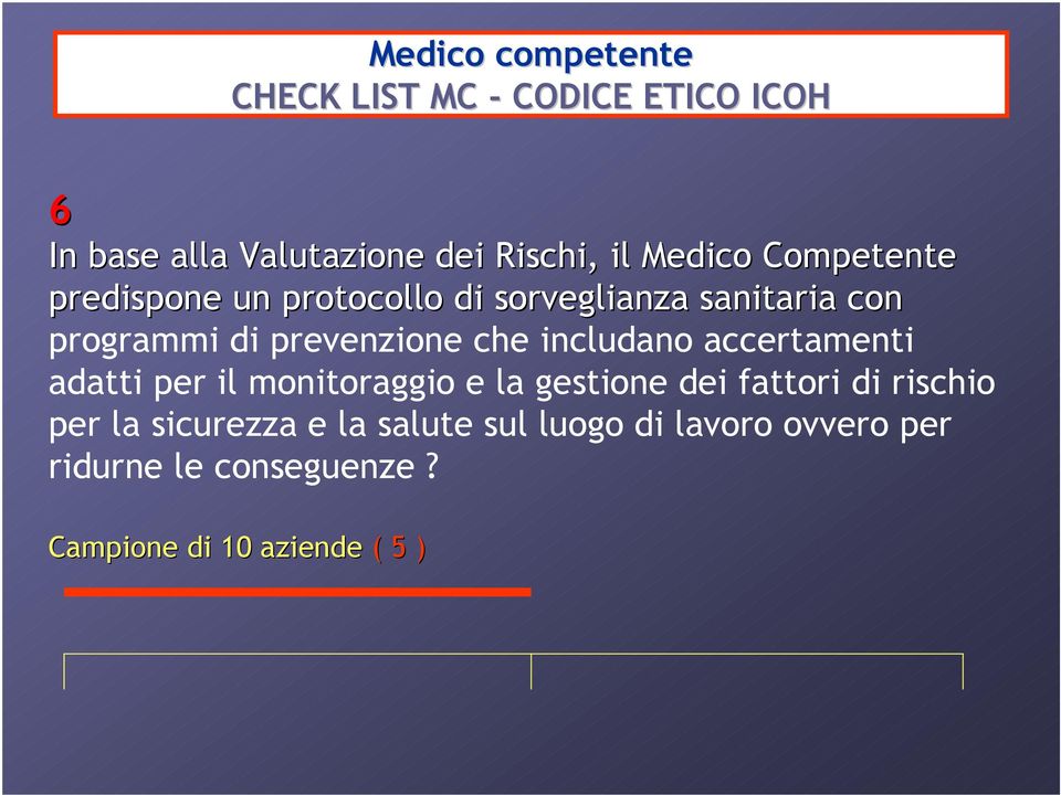 adatti per il monitoraggio e la gestione dei fattori di rischio per la sicurezza e la