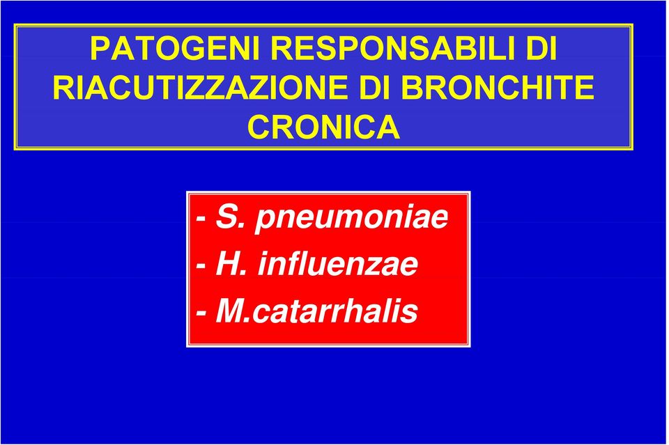 BRONCHITE CRONICA - S.