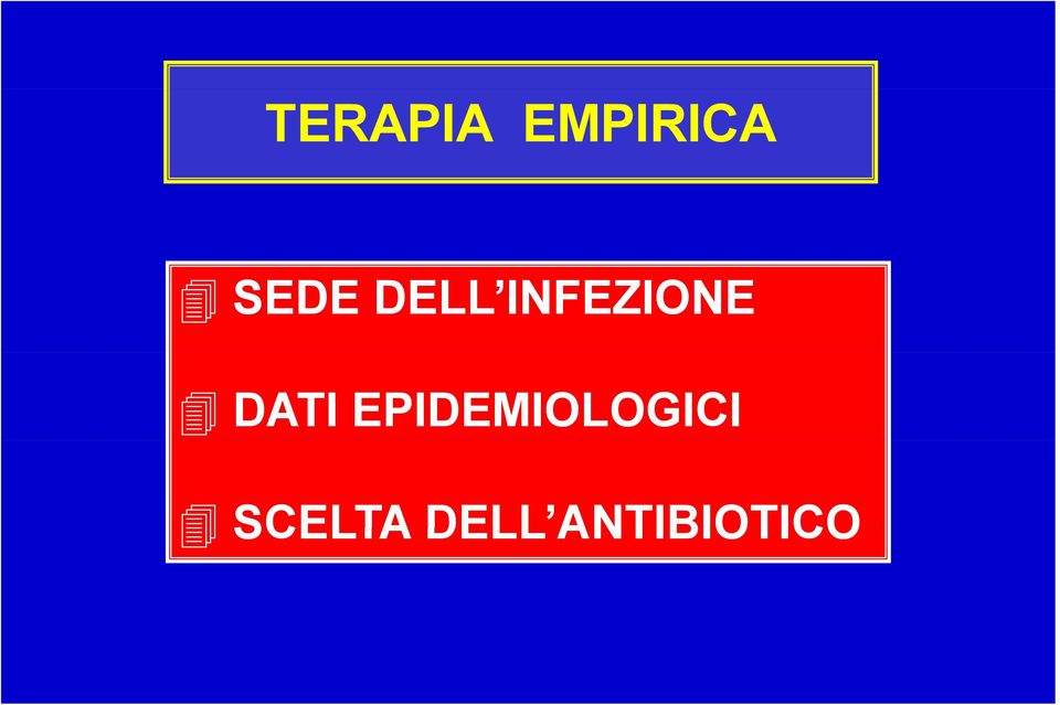 DATI EPIDEMIOLOGICI