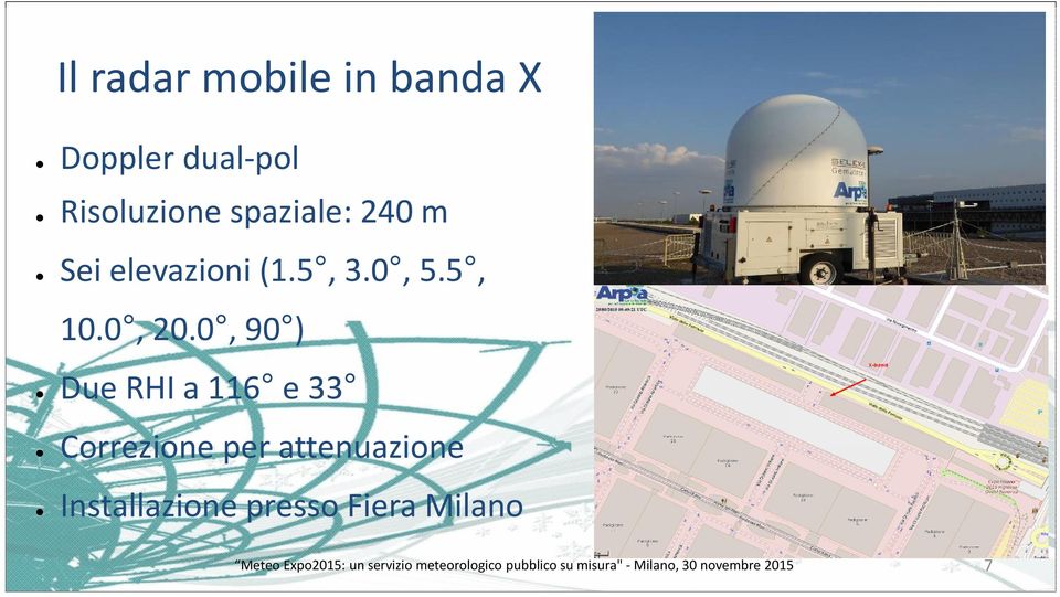 0, 90 ) Due RHI a 116 e 33 Correzione per attenuazione Installazione