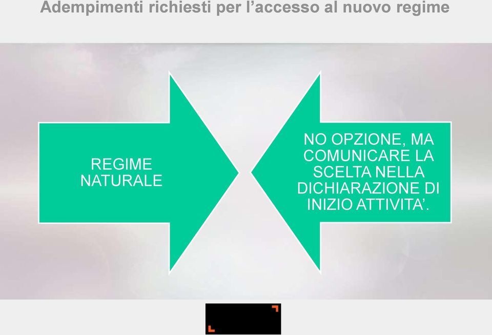 OPZIONE, MA COMUNICARE LA SCELTA