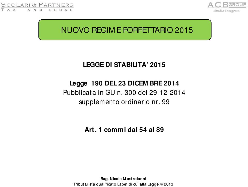 GU n. 300 del 29-12-2014 supplemento