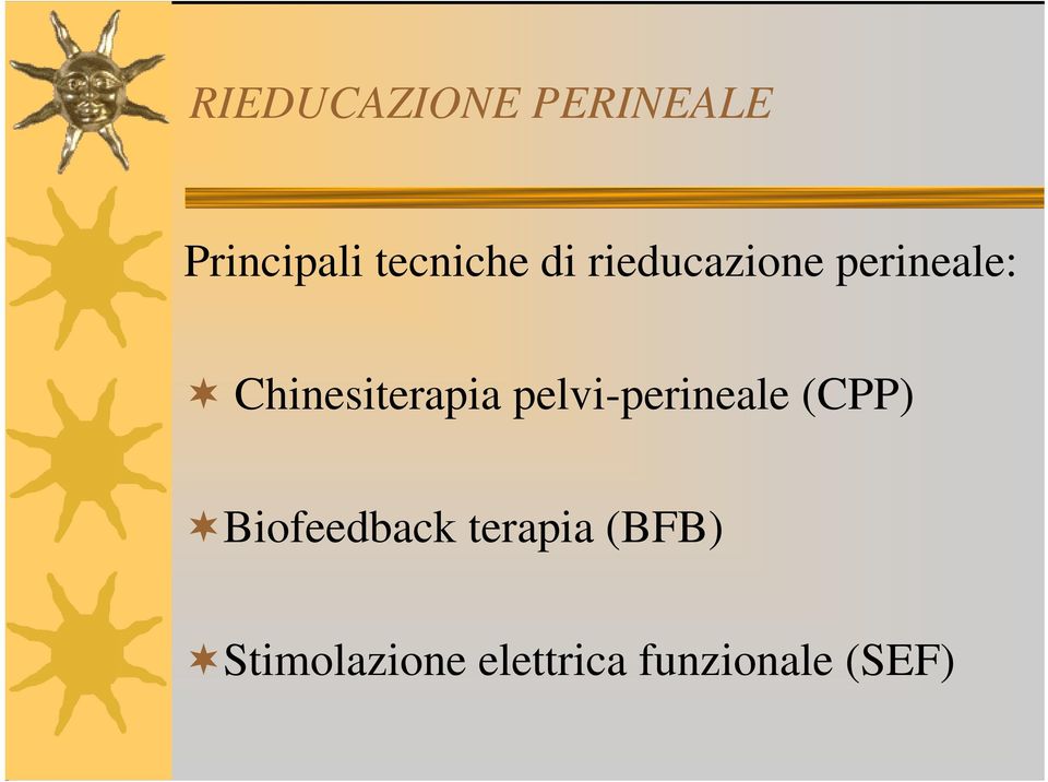 pelvi-perineale (CPP) Biofeedback terapia