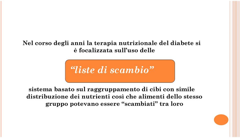 raggruppamento di cibi con simile distribuzione dei nutrienti