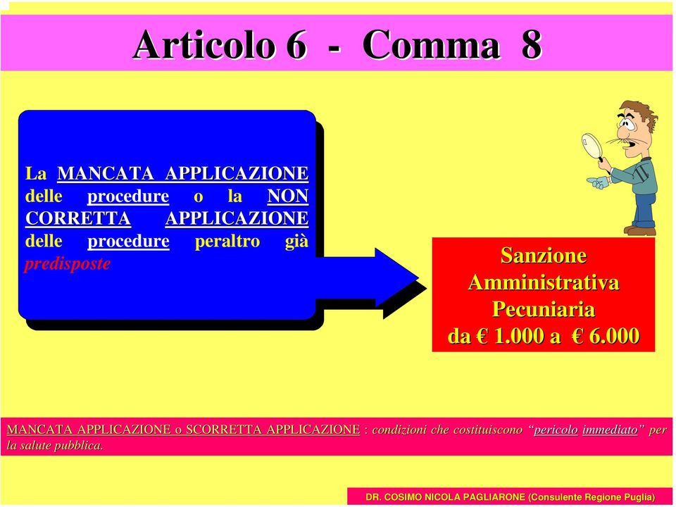 Amministrativa Pecuniaria da 1.000 a 6.