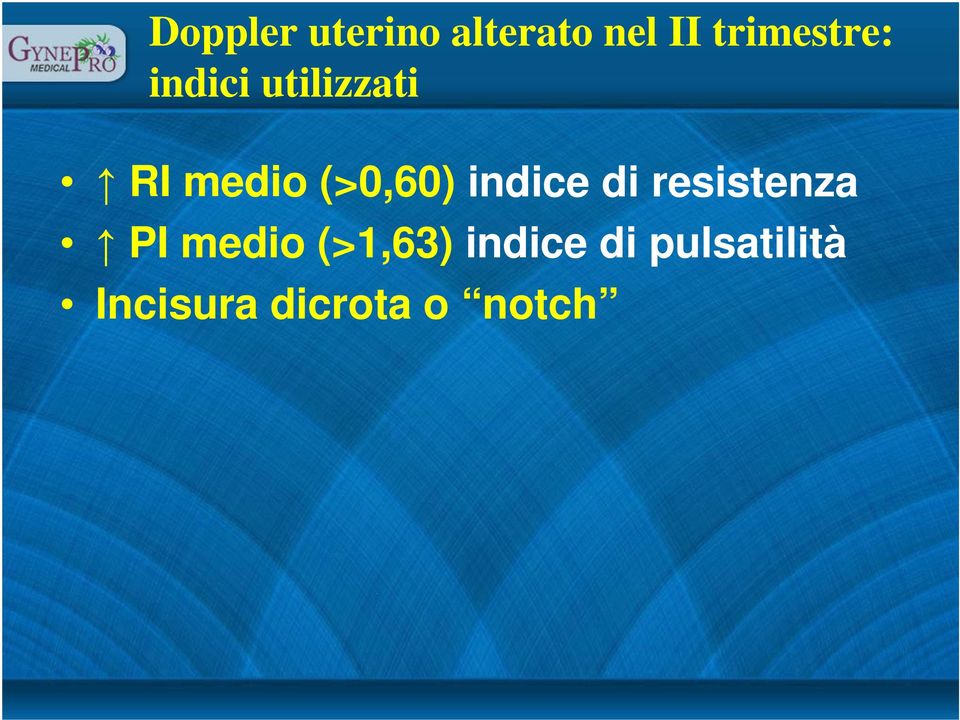 (>0,60) indice di resistenza PI medio