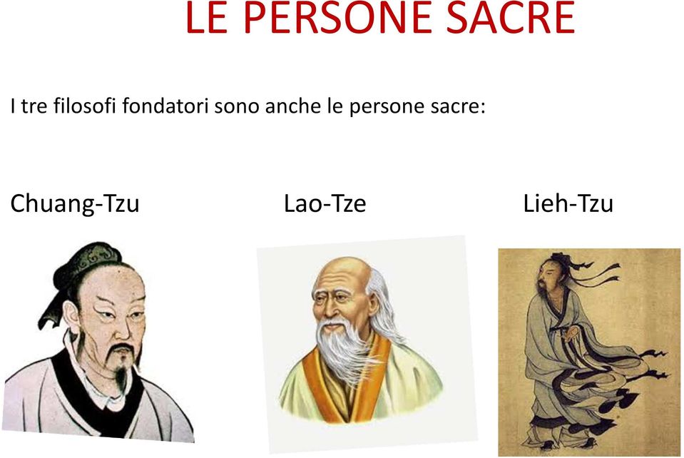 anche le persone sacre: