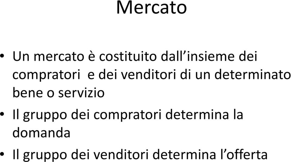 o servizio Il gruppo dei compratori determina la