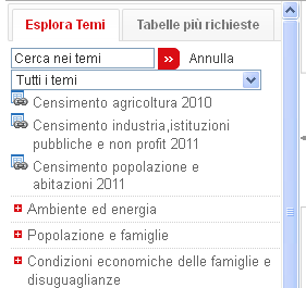 Creare una tabella per Statistics explorer Il primo passo consiste