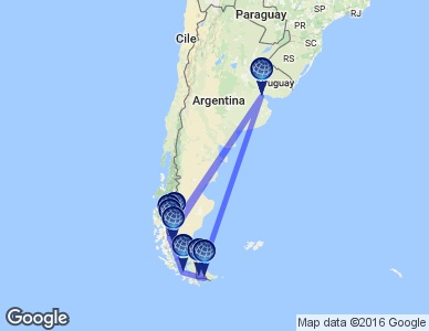GRAN TOUR DELLA PATAGONIA 2017 - QSELECT - MAX 12 PAX 14 giorni, 11 notti QUOTE DA: 4500 Un viaggio mitico per massimo 12 persone ITINERARIO SPECIFICHE GALLERY Paesi visitati: ARGENTINA - Il paese -