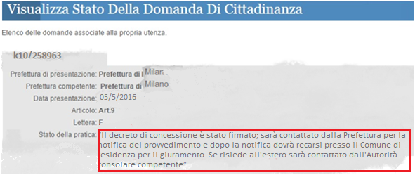 Storia tempistica stati di pratica per capire meglio quali sono le tappe,abbiamo riportato una storia di uno di mei cliente che già preso la