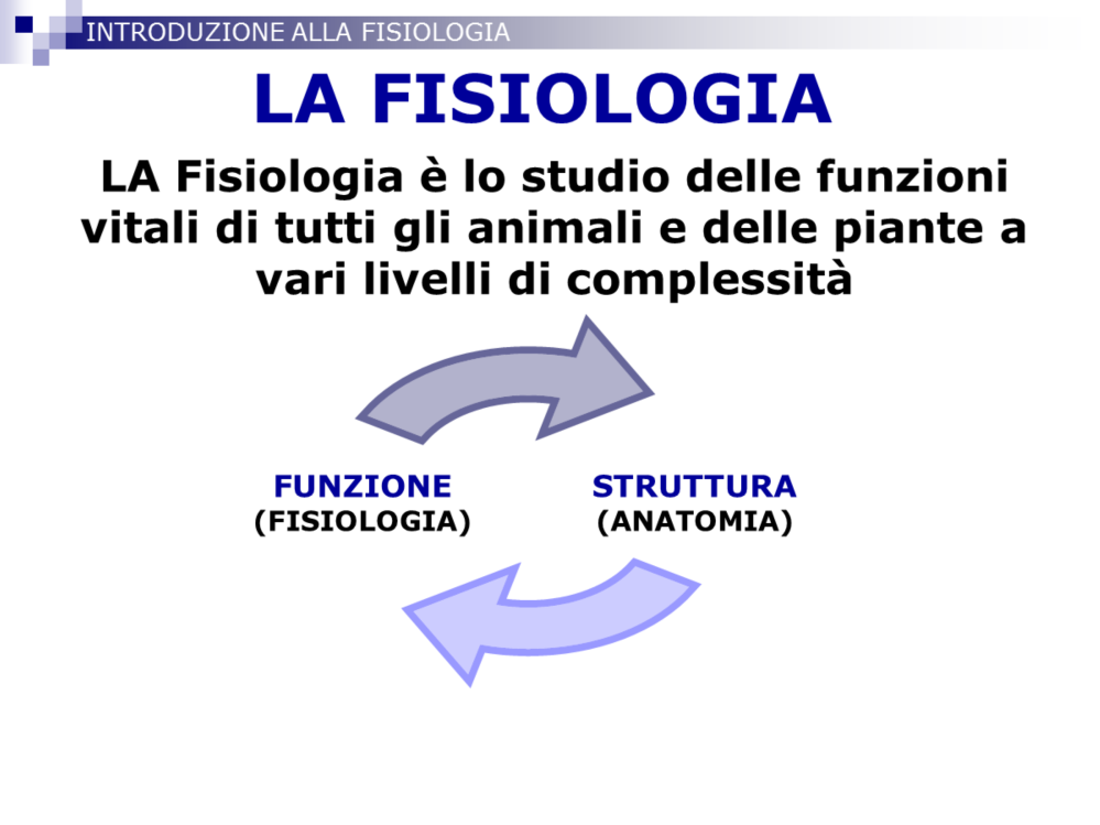 La fisiologia è lo studio delle funzioni di un organismo vivente e delle parti che lo compongono, processi fisici e chimici compresi. Il termine fisiologia letteralmente significa studio della natura.