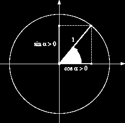 SENO: si dice seno di un angolo α l ordinata del punto associato ad α nella circonferenza goniometrica.