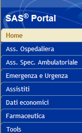 Liguria, Servizio Statistica Regionale Datawarehouse sanitario e