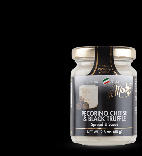 Pecorino Cheese & Black Truffle Shelf life: 30 Mesi Descrizione: Conservare in luogo fresco e asciutto, lontano dalla luce diretta e da fonti di calore.
