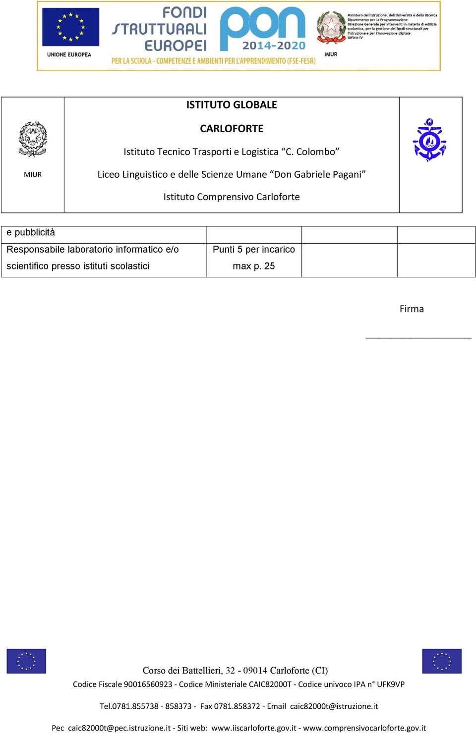 scientifico presso istituti