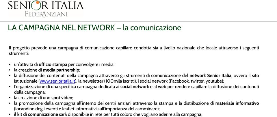 sito istituzionale (www.senioritalia.