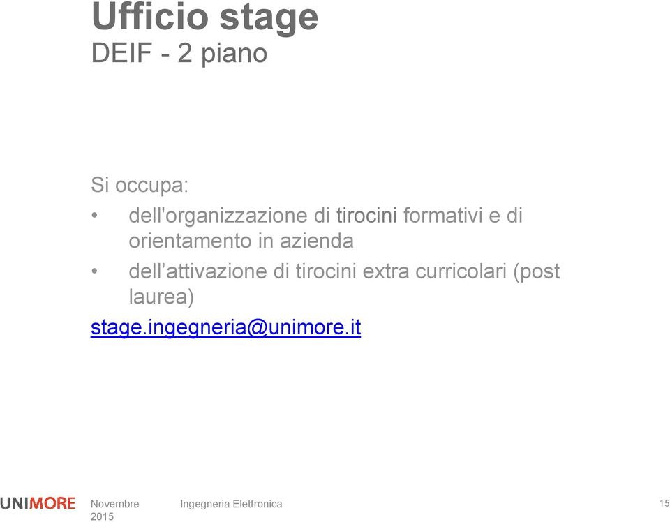 orientamento in azienda dell attivazione di