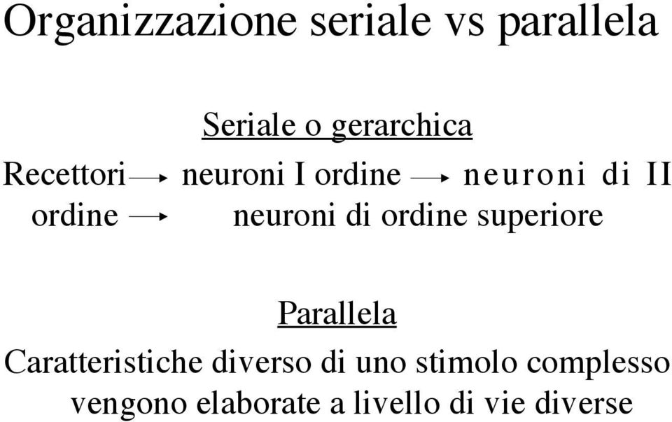 ordine superiore Parallela Caratteristiche diverso di uno