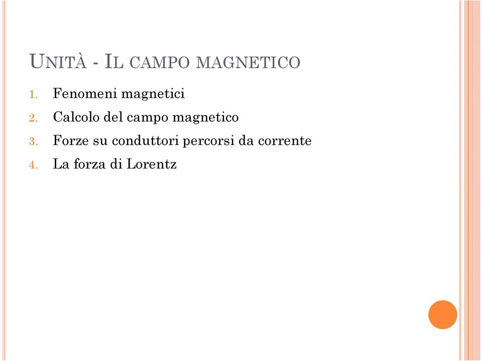 Calcolo del campo magnetico 3.