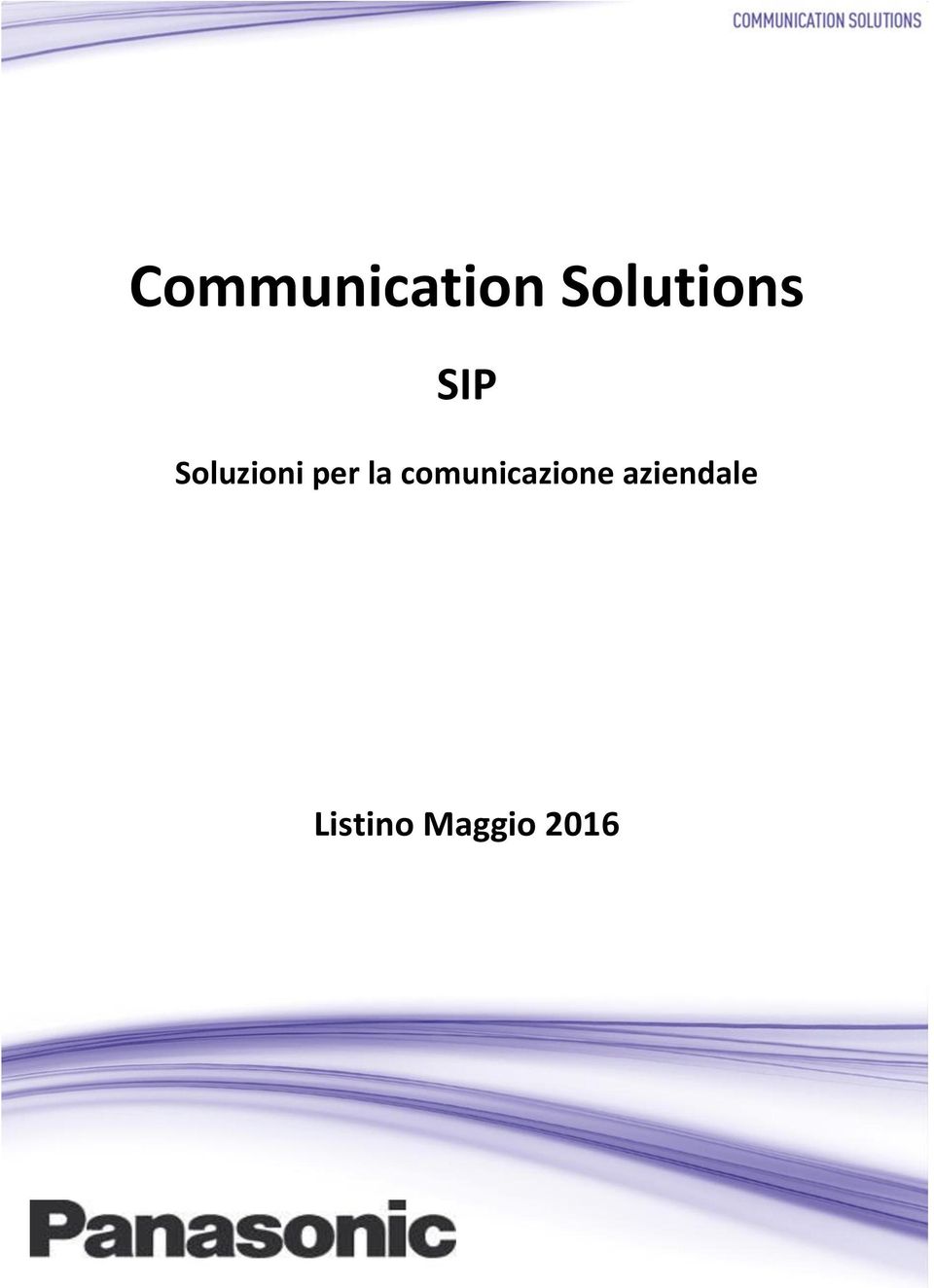 Communication Solutions SIP Soluzioni