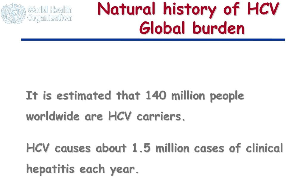 worldwide are HCV carriers.
