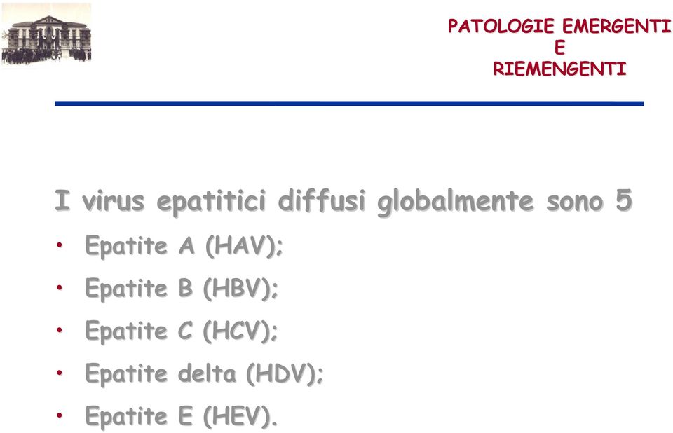 Epatite A (HAV); Epatite B (HBV); Epatite