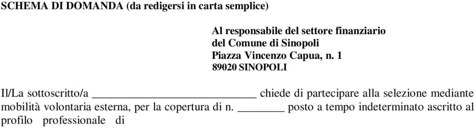 posto a tempo indeterminato ascritto al profilo professionale di, categoria e posizione economica, part-time 18 ore settimanali, del C.C.N.L.