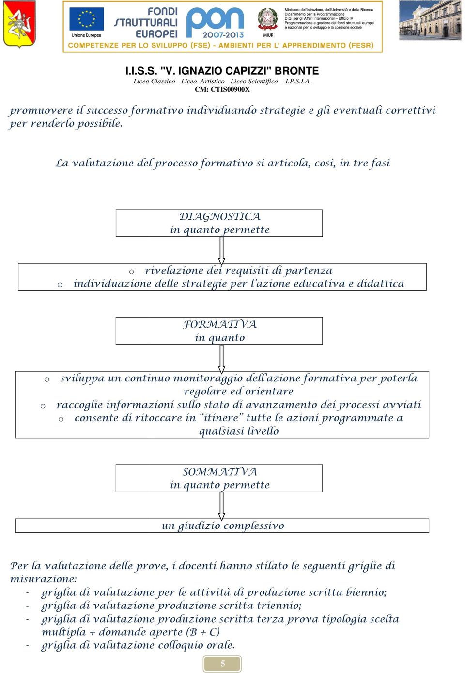 FORMATIVA in quant sviluppa un cntinu mnitraggi dell azine frmativa per pterla reglare ed rientare raccglie infrmazini sull stat di avanzament dei prcessi avviati cnsente di ritccare in itinere tutte