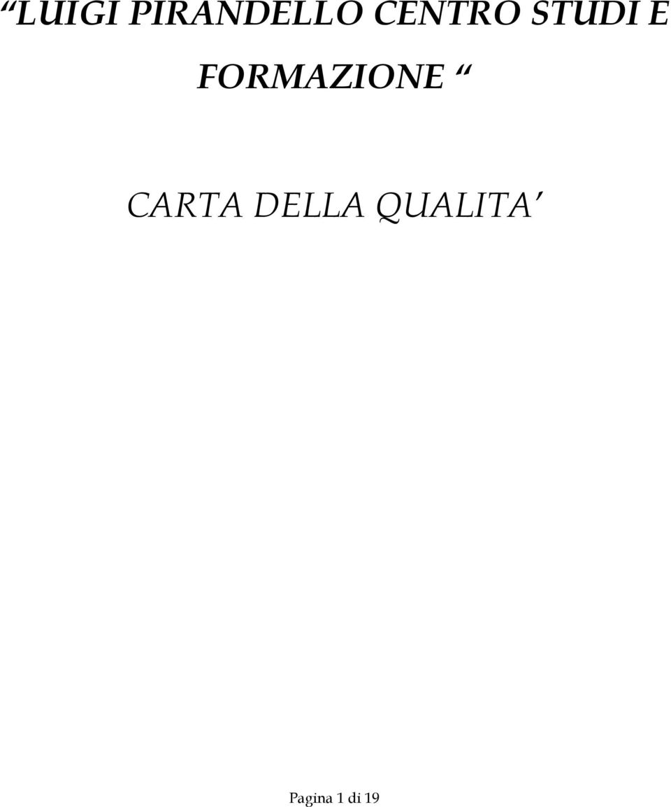 FORMAZIONE CARTA