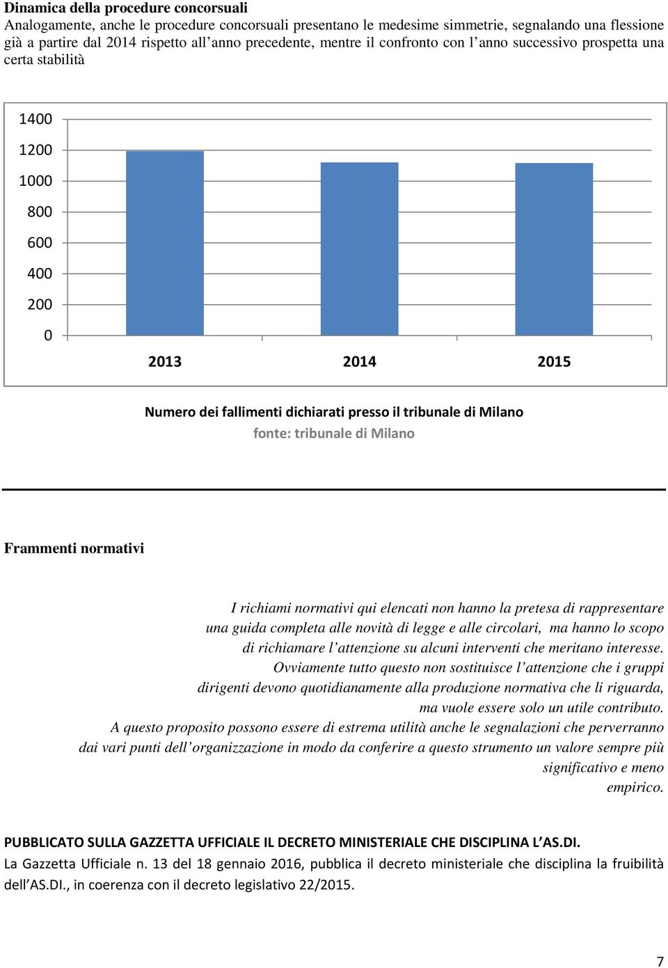 di Milano Frammenti normativi I richiami normativi qui elencati non hanno la pretesa di rappresentare una guida completa alle novità di legge e alle circolari, ma hanno lo scopo di richiamare l