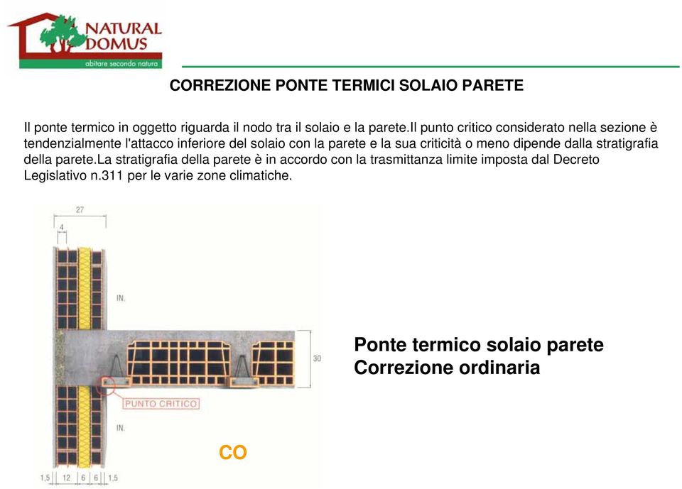 criticità o meno dipende dalla stratigrafia della parete.