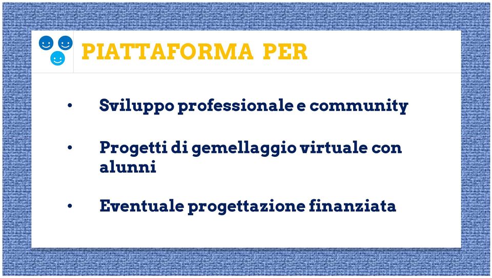 Progetti di gemellaggio virtuale