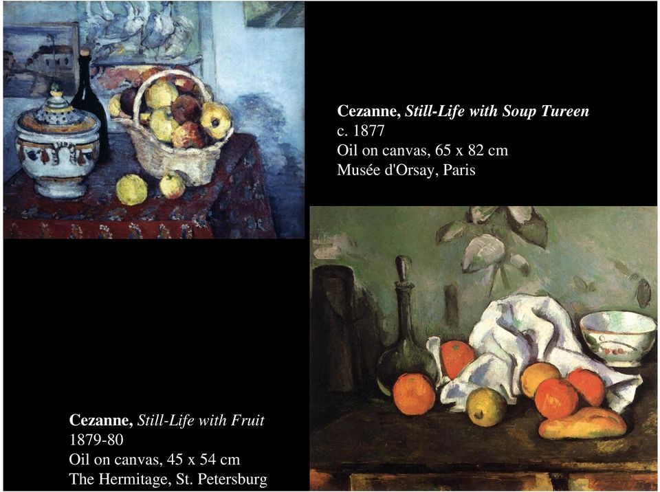 Paris Cezanne, Still-Life with Fruit 1879-80