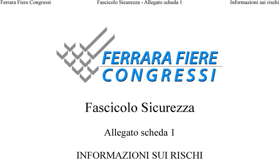 Informazioni sui rischi Fascicolo