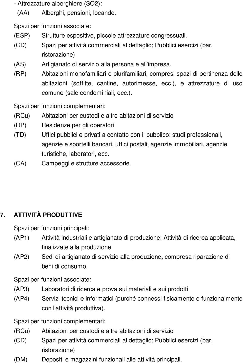 alla produzione, compresa riparazione di beni di consumo.