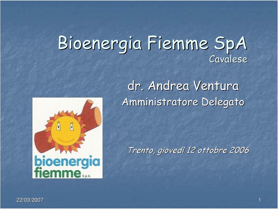 Andrea Ventura Amministratore