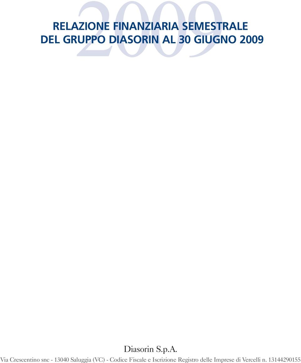 Crescentino snc - 13040 Saluggia (VC) - Codice