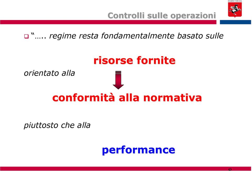 risorse fornite conformità alla