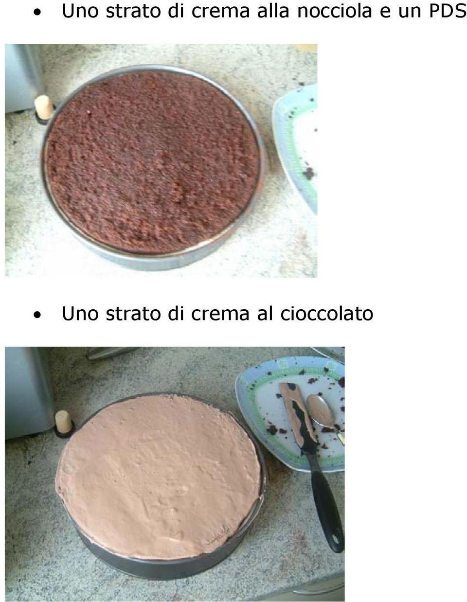 nocciola e un PDS 