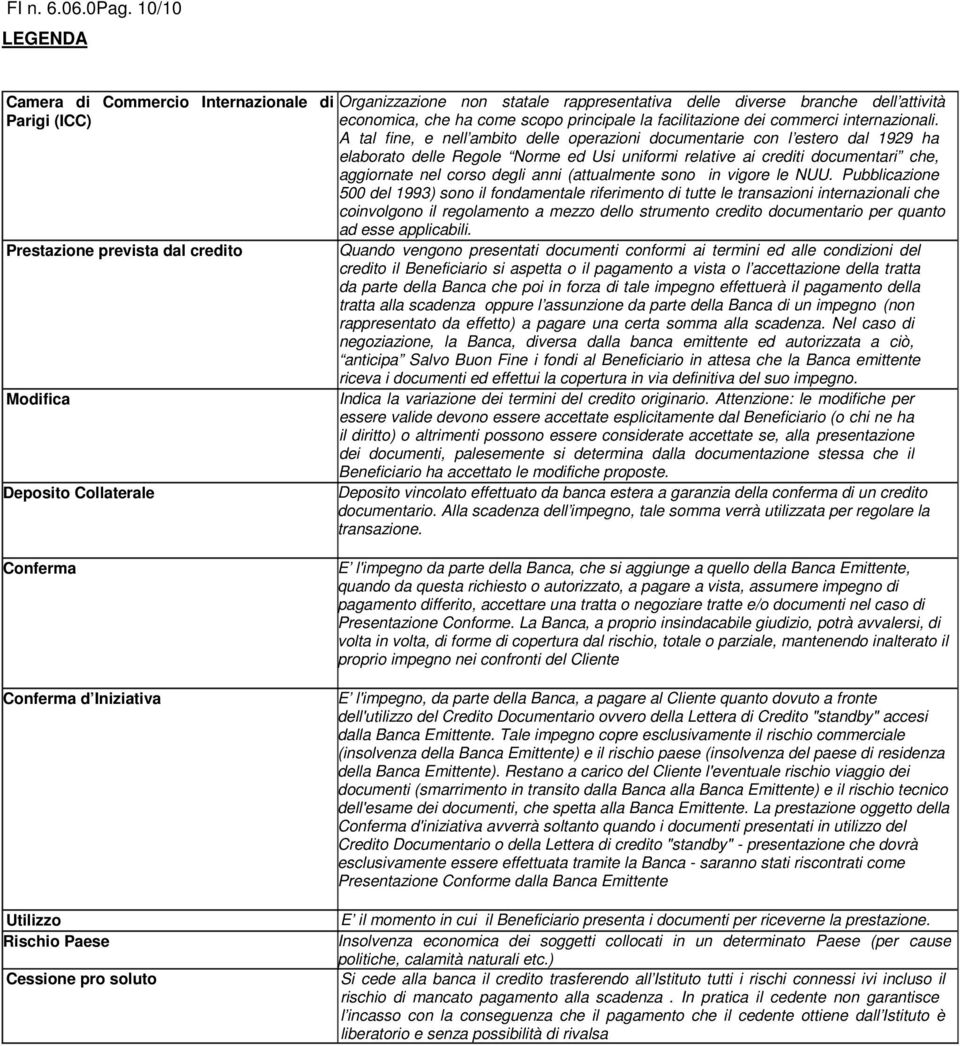 facilitazione dei commerci internazionali.