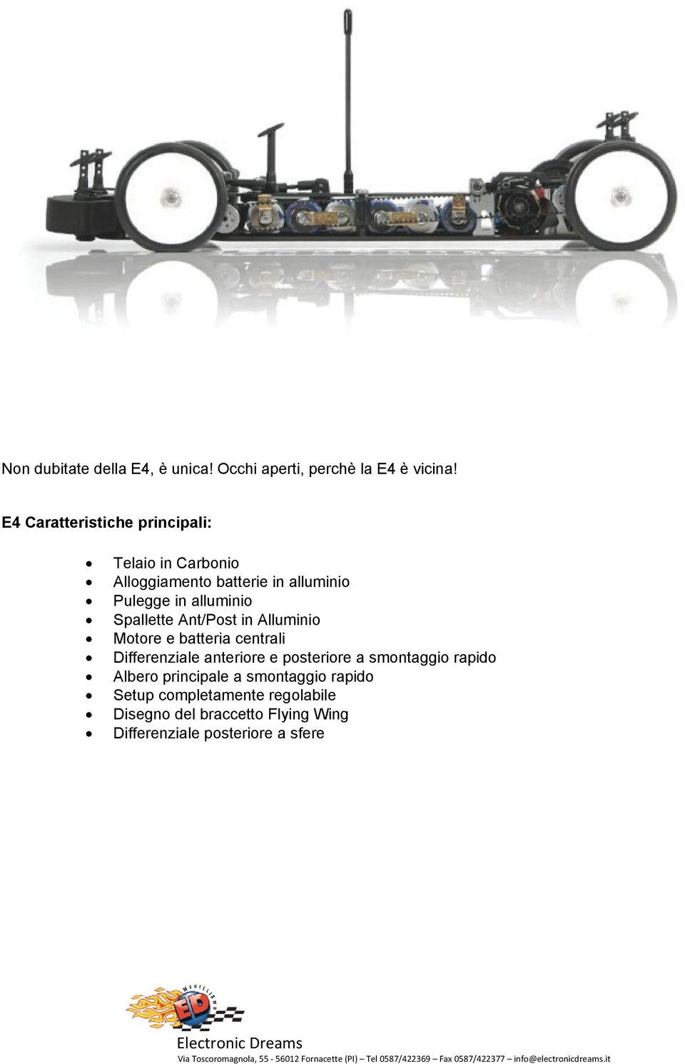 Alluminio Motore e batteria centrali Differenziale anteriore e posteriore a smontaggio rapido Albero principale a smontaggio rapido